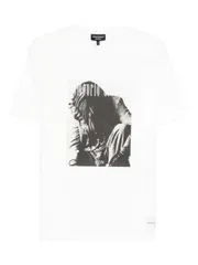 EMPORIO ARMANI プリントコットンTシャツ 送料無料