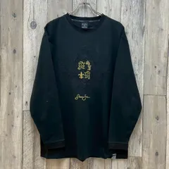 SEAN JOHN ショーンジョン ブラック 両面 刺繍 ロンT 長袖 Tシャツ メンズ XL サイズのサムネイル