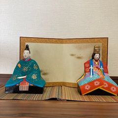 廃盤品 立ち雛 ひな人形 ウッドハウス 岩渕正・咲子  郷土玩具 木目込人形 廃盤品 立ち雛 ひな人形 ウッドハウス 岩渕正・咲子 郷土玩具 木目込