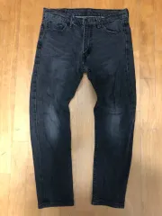リーバイス 513 スリム ストレートフィット グレー ウォッシュ デニムパンツ 32