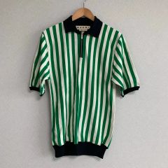 Wales Bonner Sonic Polo Shirt ボーダー ニットポロ - メルカリ