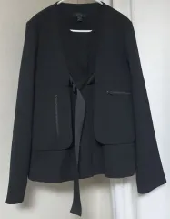 COS コス ブラック リボン デザインテープ ジャケットのサムネイル