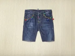 (38size) DSQUARED2 レディース デニム ハーフパンツ ボンボンジーンのサムネイル