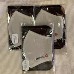 DaTuRa 日本製 ケース付き 布製マスク ホワイト3枚組のサムネイル