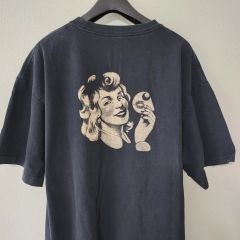 超希少・美品】初期 KYNE グラフィック Tシャツ XL ダークネイビー