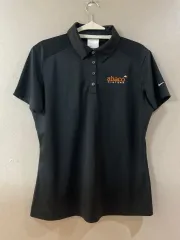 新品 NIKE ゴルフ ブラック 接触冷感 カラーTシャツ (M レディース)のサムネイル