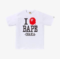 ape lisa Bape ホワイト ロゴ Tシャツ S - メルカリ