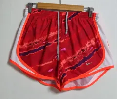 L) ナイキ レッド ウーブン ショーツ ハーフパンツ