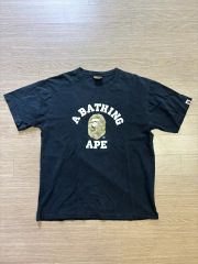 アベイシングエイプ ワンポイント ワッペン Tシャツ ブラック Mサイズ