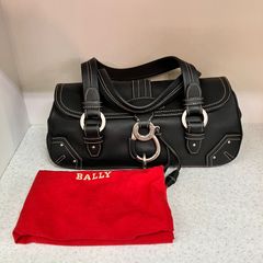 BALLY／レア⭐︎ブルーグリーン エナメル パテント ショルダーバッグ 