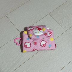 浅草前川印傳 × ハローキティ × 桜柄】 ラウンドファスナー長財布 