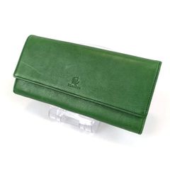 kisora キソラ 本革 牛革 長財布 レザー グリーン アテネ カード収納