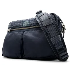 美品 PORTER CLASSIC ポータークラシック スーパーナイロン ショルダーバッグ ナイロン ネイビー ヴィンテージ Y2K ダメージ加工 軽量 斜め掛け 肩掛け クロスボディ デイリー トラベル 鞄 かばん カバン バック
