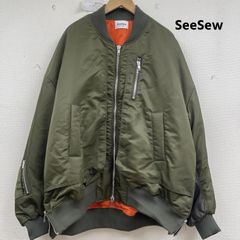 SeeSew オ―バ―スペック MA-1ジャケットLサイズ 試着のみ - メルカリ
