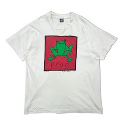ポ*ト様 レア 90s ヴィンテージ カエル tシャツ art アート デザイン 