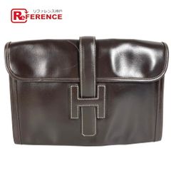 HERMES 赤 クラッチバッグ ジジェ PM - メルカリ
