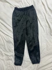 SHAREEF ベロア ワイドパンツ ブラック パープル - メルカリ