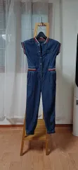 Tommy Hilfiger トミーヒルフィガー キッズ デニム オールインワン 7 (送料込み)