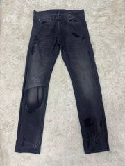 RAF SIMONS Destroyed denim ブラック 再構築 31 - メルカリ