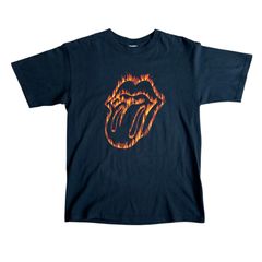 Rolling Stones 炎フレイム Tシャツ AAAタグXL - メルカリ