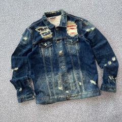 00s archive y2k Midas denimjacket damage - メルカリ