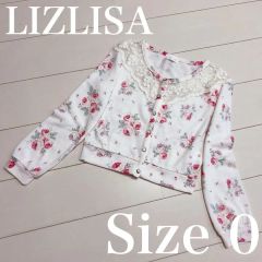 希少品】 LIZLISA 花柄トップス フード付きチュニック - メルカリ