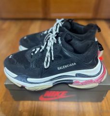 BALENCIAGA トリプルエス 41サイズ ブラック/レッド - メルカリ