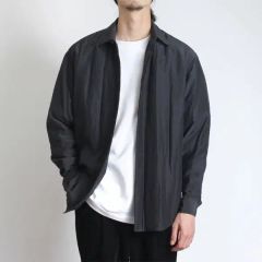 ロンハーマン別注モンクレールブラックナイロンシャツジャケット