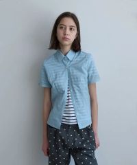 COYSEIO 水色 半袖ボタンシャツ NANA SKYBULE SHIRT - メルカリ