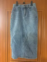 デニム スカート ロング丈