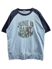 ラグラン ブルー 半袖Tシャツ 150