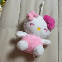 し*❌様 ハローキティ 2009年 マスコット ストラップ ピンク うさぎ