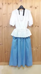 * 刺繍レースコットンブラウス (新商品)