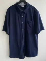 プーマ ネイビー 半袖 カラーTシャツ XXL