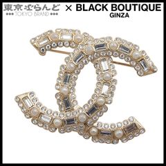 CHANEL ココマーク パール ストーン ブローチ シルバー - メルカリ