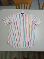 L-XL Tommy&Hilfiger China 半袖 シャツ L-651