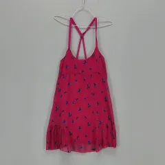 アバクロンビー Abercrombie 80 キャミソールワンピース 春 夏 ピンク 08016