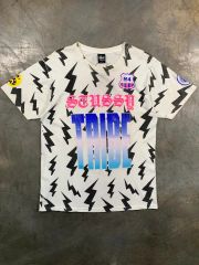 STUSSY TRIBE 8 Tシャツ ライトニング柄 - メルカリ
