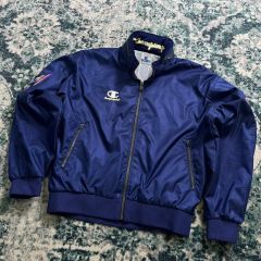 美品》チャンピオン トラックジャケット パーカー 光沢 グランジ 日本 