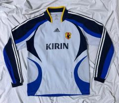 美品】adidas 日本代表 トレーニングウェア プラシャツ 練習着 長袖 O