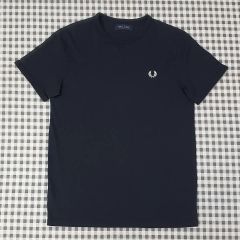 希少品・新品】フレッドペリー ネイビー Tシャツ M - メルカリ