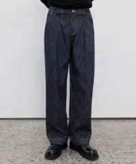 blurred clothing トラウザー 32インチ 紺 - メルカリ