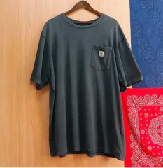 アメリカ版 Carhartt カーハート コットン 100% ヴィンテージ風 ウォッシュ Tシャツ