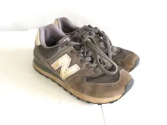 【231748】new balance ニューバランス  ローカットスニーカー　シューズ　レディース　定番モデル　ロゴ  23ｃｍ ML574EG2 グレー