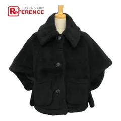 MAX MARA マックスマーラ ポンチョ テディベア テディ ニュテールツォ ケープ 2524736062 アルパカ ブラックのサムネイル