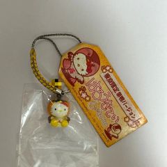 大阪限定 ご当地ハローキティ たこ焼き クリアキューブストラップ