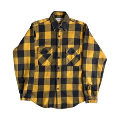 幻級 80s USA製 BIGMAC イエロー ネルシャツ L ヘビネル 黒黄 - メルカリ