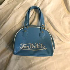 ボンダッチ】激レア美品！エナメルミニボストンバッグ【Von Dutch