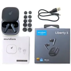 【中古】ヘッドフォン Anker 完全ワイヤレスイヤホン Soundcore Liberty5 (ミッドナイトブラック) [A3957N11]
