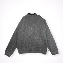L.L. Bean / 90sフリース切替ハーフジップニット SIZE：XL